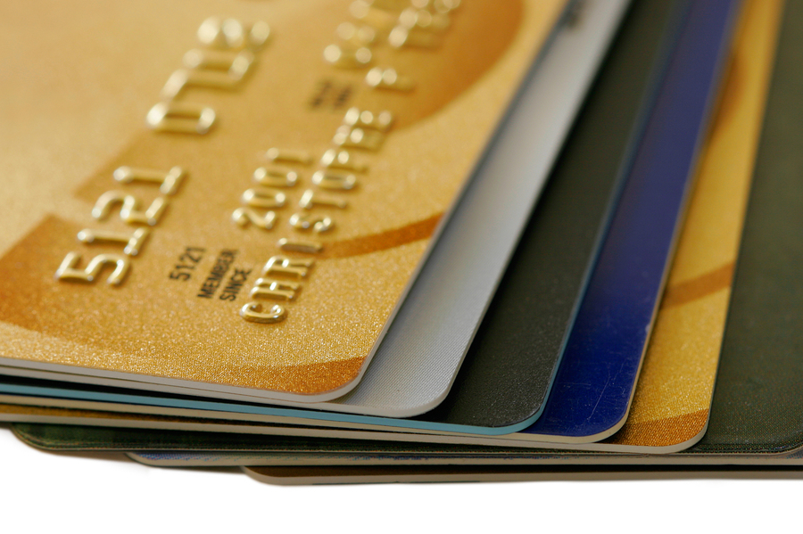 Stack of Business Credit Cards to Obtain